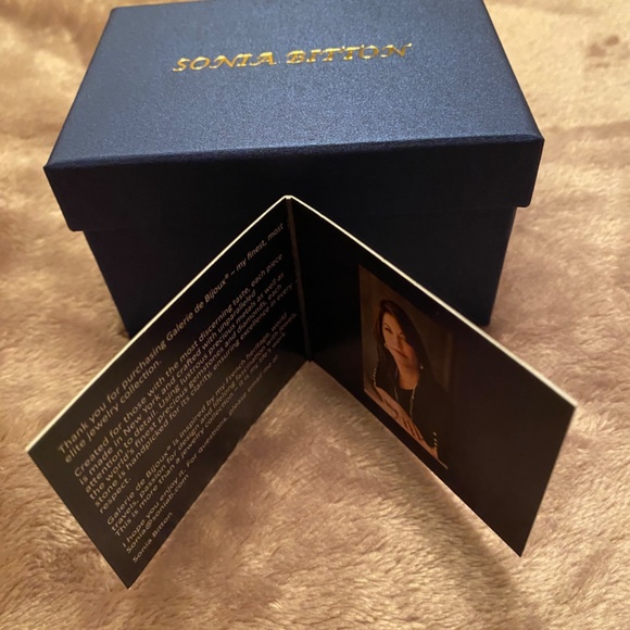 SONIA BITTON NEW YORK SKYLINE RING 14K W/3 DIAMONDS WHITE GOLD WIDE BAND SIZE 7 - Picture 8 of 11